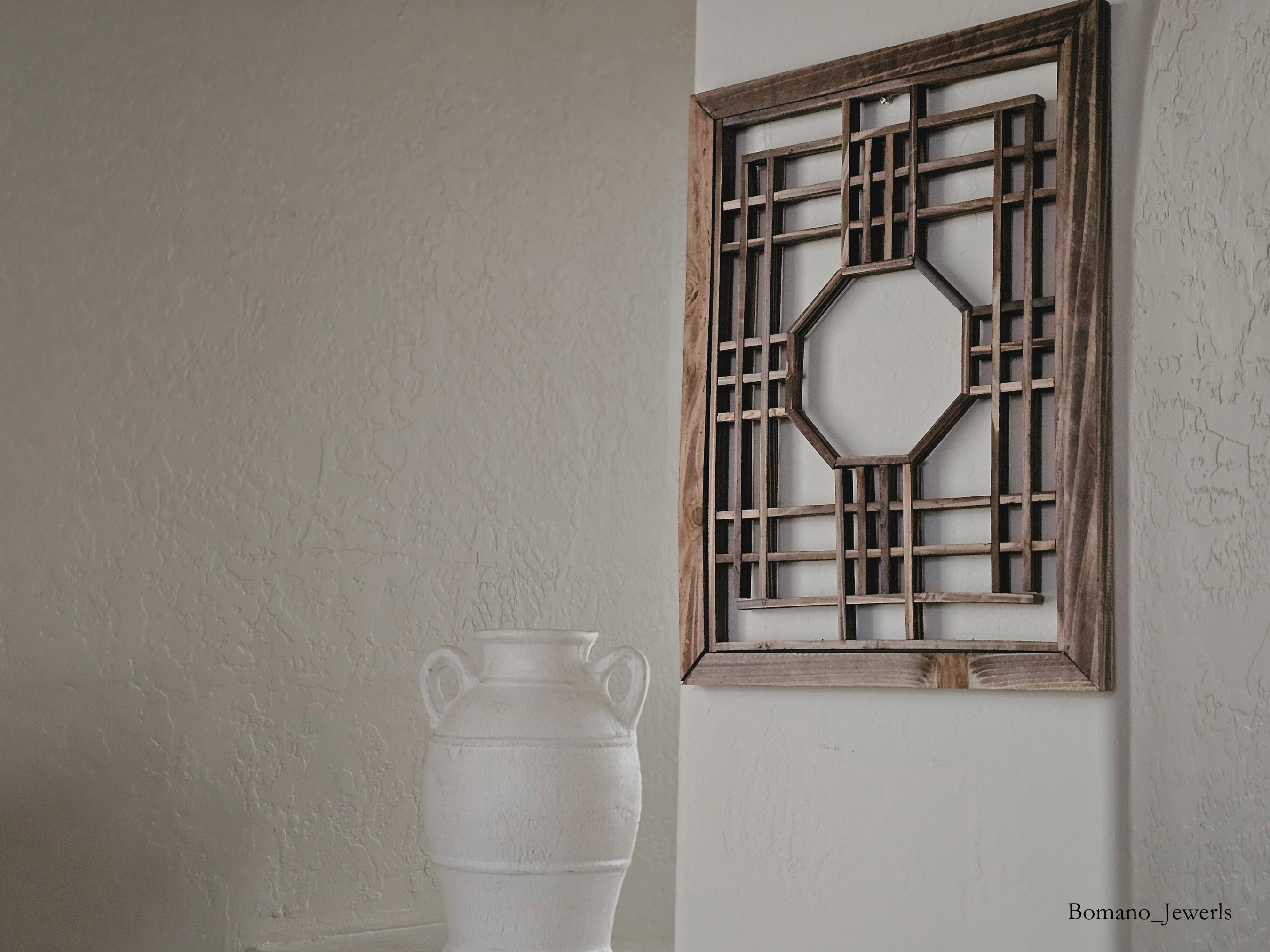 Limited Edition Hanok Touch Wooden Wall Deco Window Frame