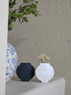 Moon Jar Inspired bud vase