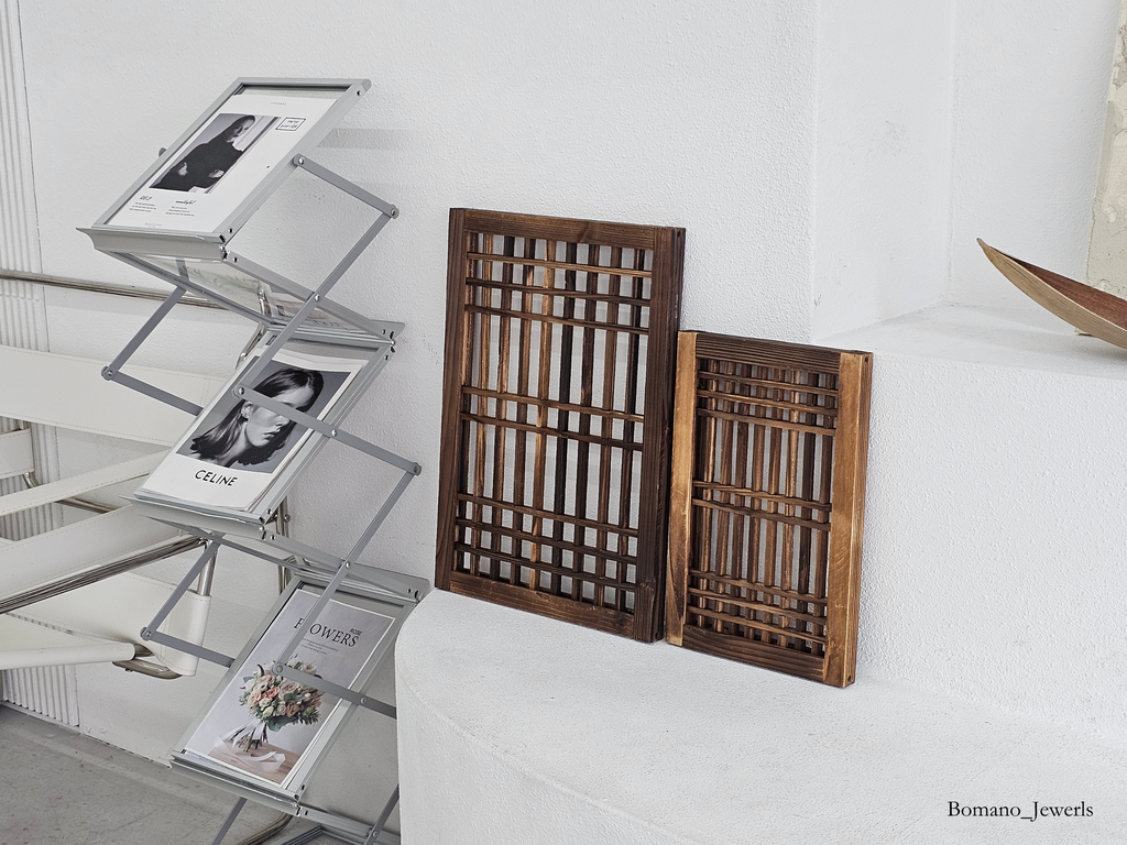 Hanok Touch DIY Wall Decor Wooden Window Grilled Door