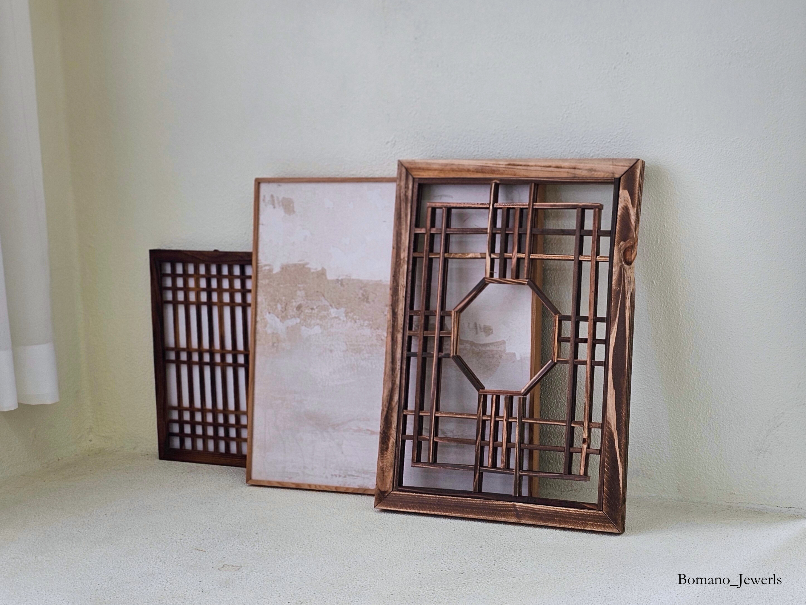 Limited Edition Hanok Touch Wooden Wall Deco Window Frame