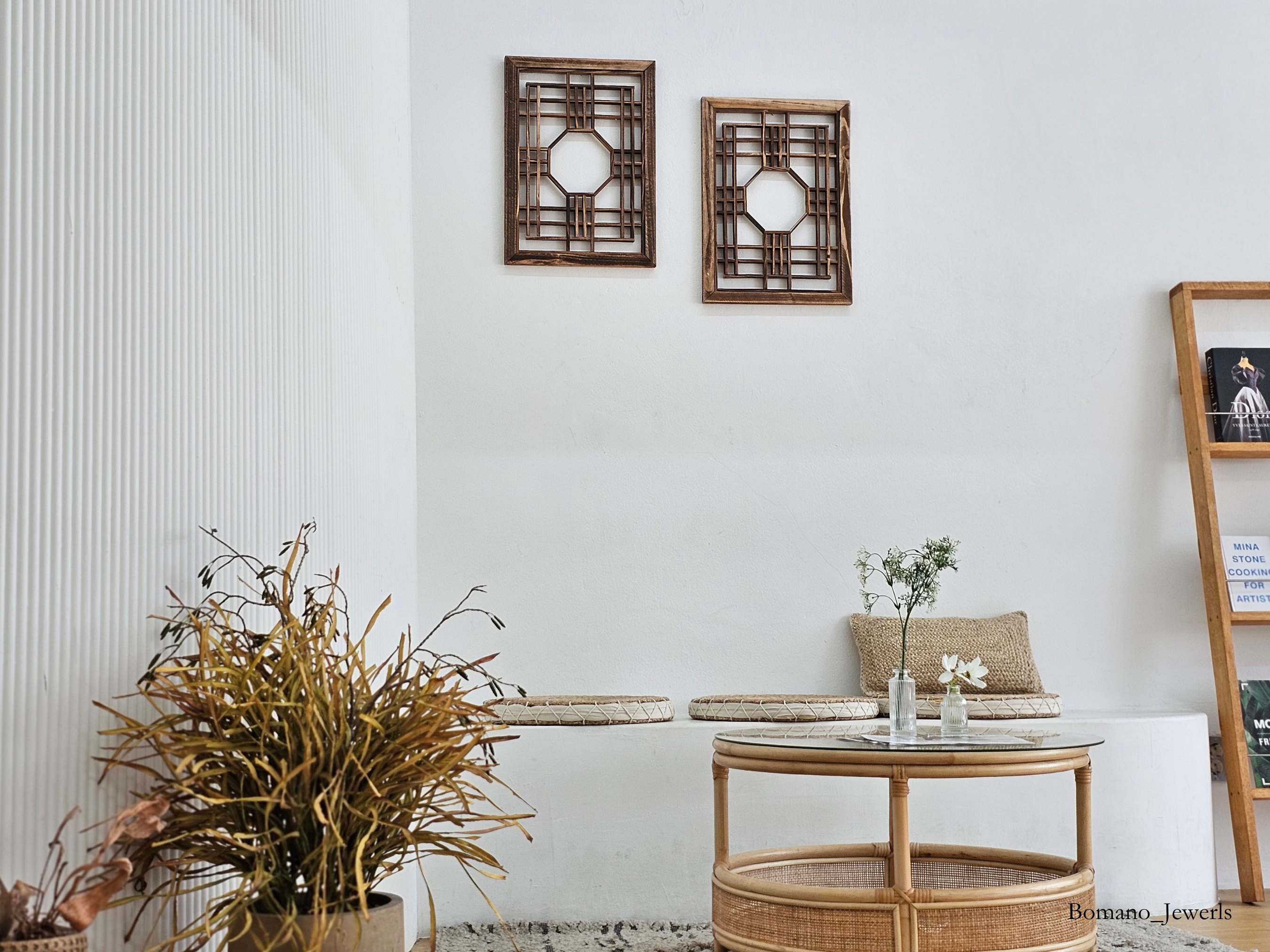 Limited Edition Hanok Touch Wooden Wall Deco Window Frame