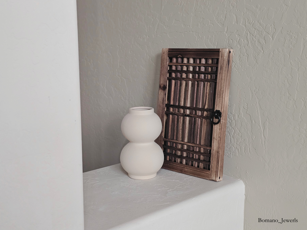 Hanok Touch DIY Wall Decor Wooden Window Grilled Door