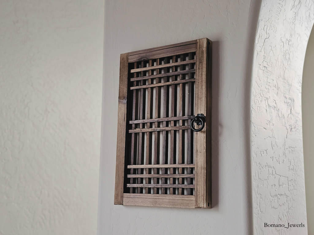 Hanok Touch DIY Wall Decor Wooden Window Grilled Door