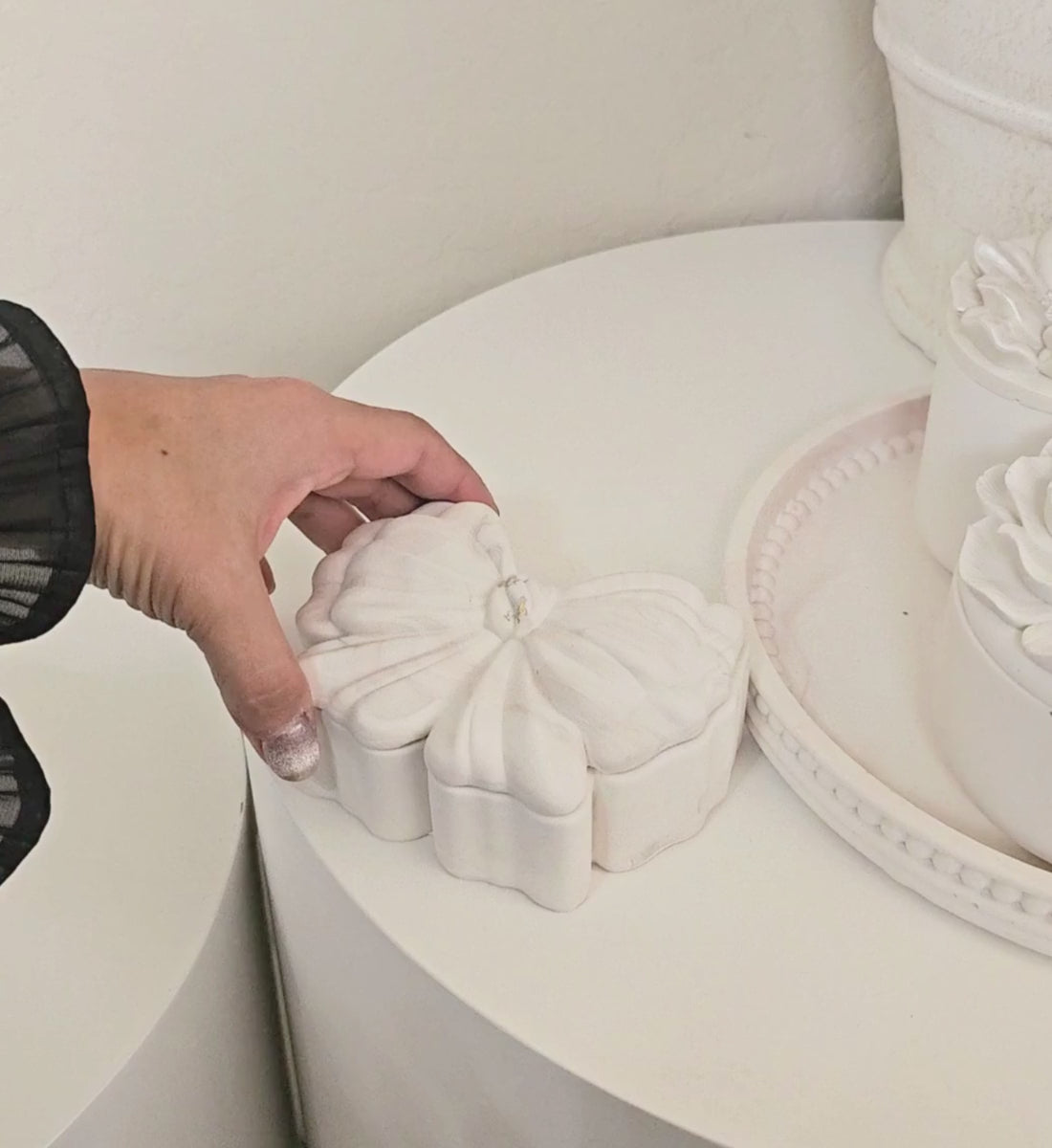 Hand-poured Ribbon Jewelry Box