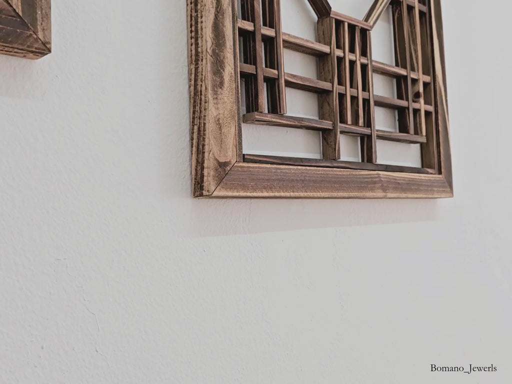 Limited Edition Hanok Touch Wooden Wall Deco Window Frame