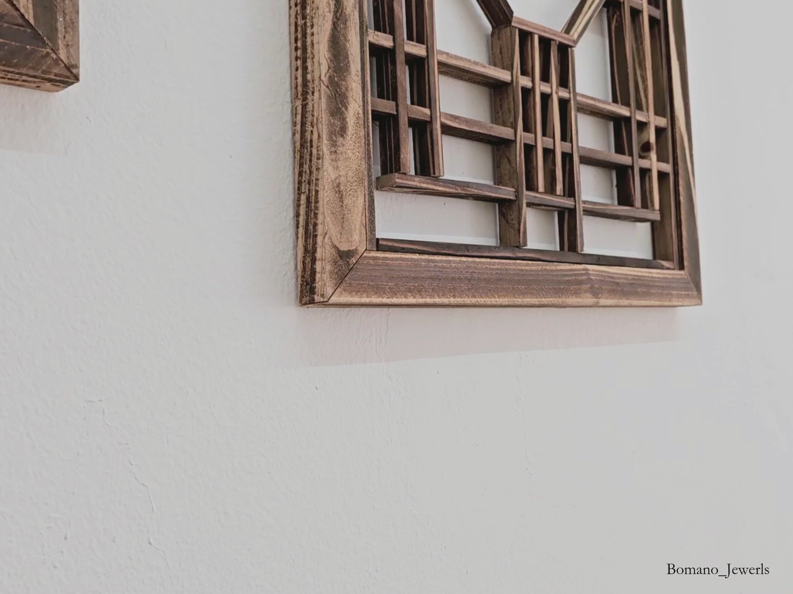 Limited Edition Hanok Touch Wooden Wall Deco Window Frame